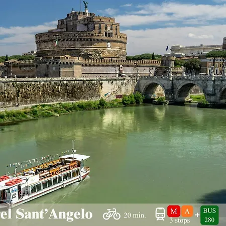 Domus Valle Aurelia - Vaticano - Metro Linea A 아파트 로마
